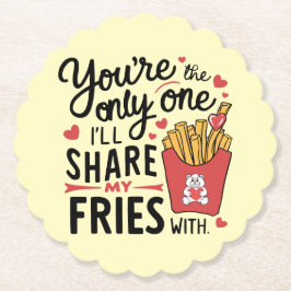 Den jag ska min färja med fina Valentineser Underlägg Papper