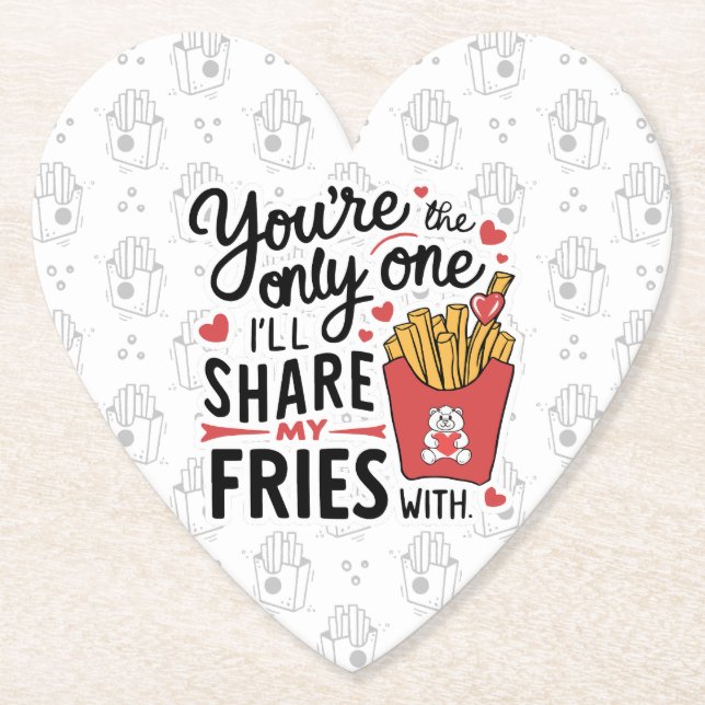 Den jag ska  min färja med fina Valentineser Underlägg Papper (Framsida)