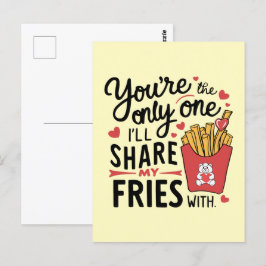 Den jag ska min färja med fina Valentineser Vykort