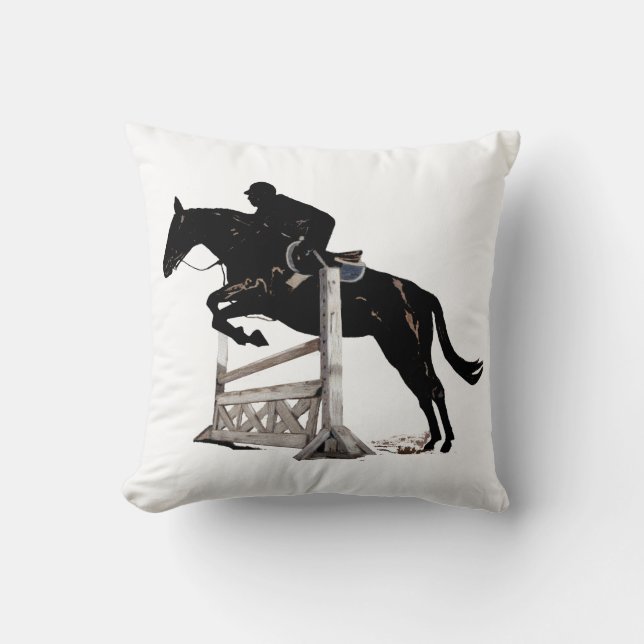 Den jägare-/jumperhästamerikanen MoJo kudder Kudde (Framsida)