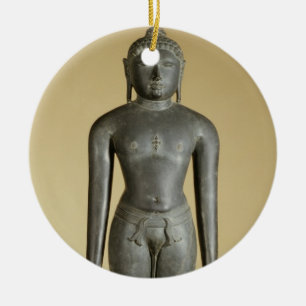Den Jain Tirthankaraen, Parsvanatha, Rajasthan, Julgransprydnad Keramik