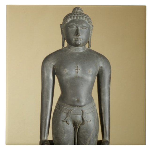 Den Jain Tirthankaraen, Parsvanatha, Rajasthan, Kakelplatta (Framsidan)