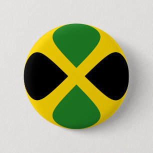 Den Jamaica Fisheye flagga knäppas Knapp