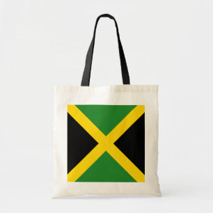 Den Jamaica flagga hänger lös Tygkasse