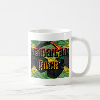 Den jamaikanska stenflagga spänner kaffemugg