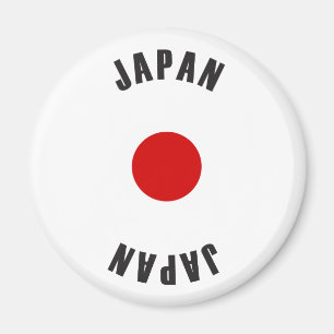 Den Japan flagga rullar Magnet