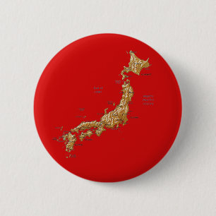 Den Japan kartan knäppas Knapp