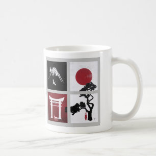 Den japanska andan Målning av Alfred Fox Kaffemugg