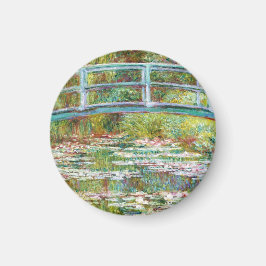Den japanska bron 1899 Claude Monet Magnet