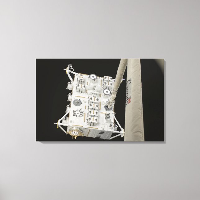 Den japanska experimentmodulen Exposed Facility 2 Canvastryck (Framsida)