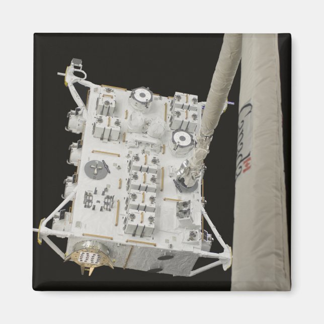 Den japanska experimentmodulen Exposed Facility 2 Magnet (Framsidan)