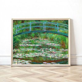 Den japanska fotbollen av Claude Monet Poster