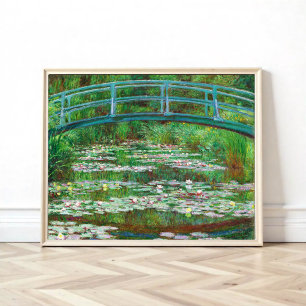Den japanska fotbollen av Claude Monet Poster