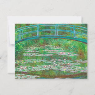 Den japanska fotbollen Claude Monet Vykort