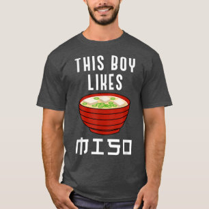 Den japanska livsmedelskulturen Ramen och Miso Sop T Shirt