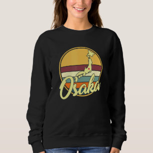 Den japanska ön Retro Sol och Osaka T Shirt