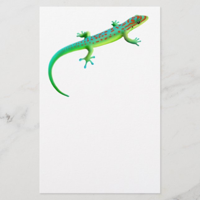 Den jätte- dagGeckobrevpapperet Brevpapper (Framsida)