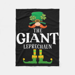 Den jättelika läppkärringen St Patricks Day Matchn Fleecefilt
