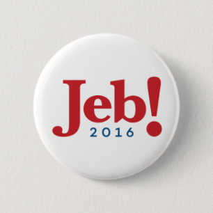 Den Jeb Bush 2016 kampanjen knäppas - 2,25" runda Knapp