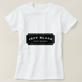 Den Jeff svarten hatar min blogg (den svart Tee