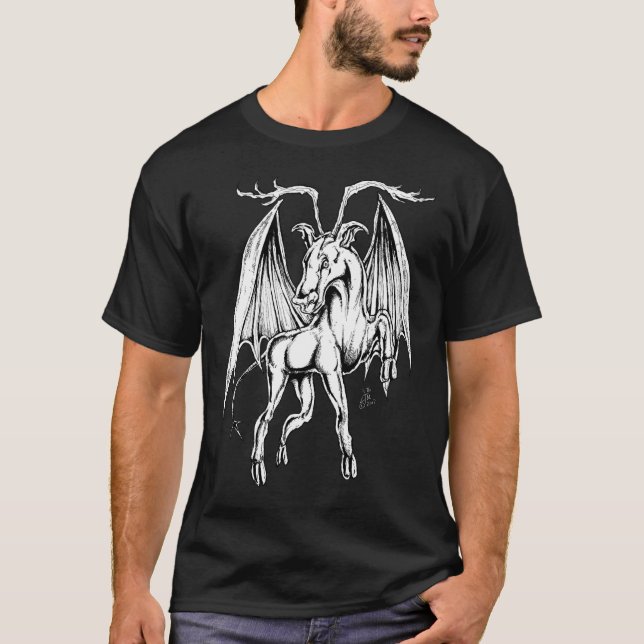 Den Jersey djävulen Tee Shirt (Framsida)