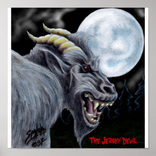 Den Jersey djävulenaffischen 2 Poster