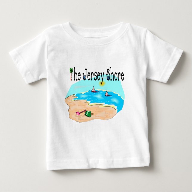 Den Jersey kusten T-shirt (Framsida)