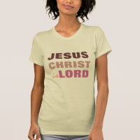 Den Jesus Kristus är lorden, kristen t-skjorta