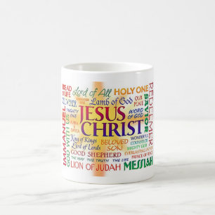 DEN JESUS KRISTUS, NAMNGER FRAMFÖR ALLT NAMN KAFFEMUGG