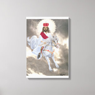 Den Jesus Kristus understöder kommande Canvastryck