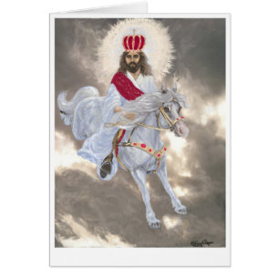 Den Jesus Kristus understöder Kommande Hälsningskort