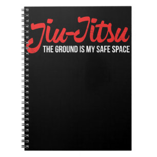 Den Jiu Jitsu designen det slipat är mitt säkra Anteckningsbok