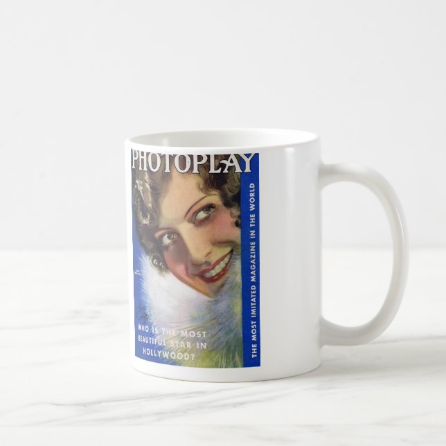 Den Joan Crawford filmtidskriften täcker muggen Kaffemugg (Höger)