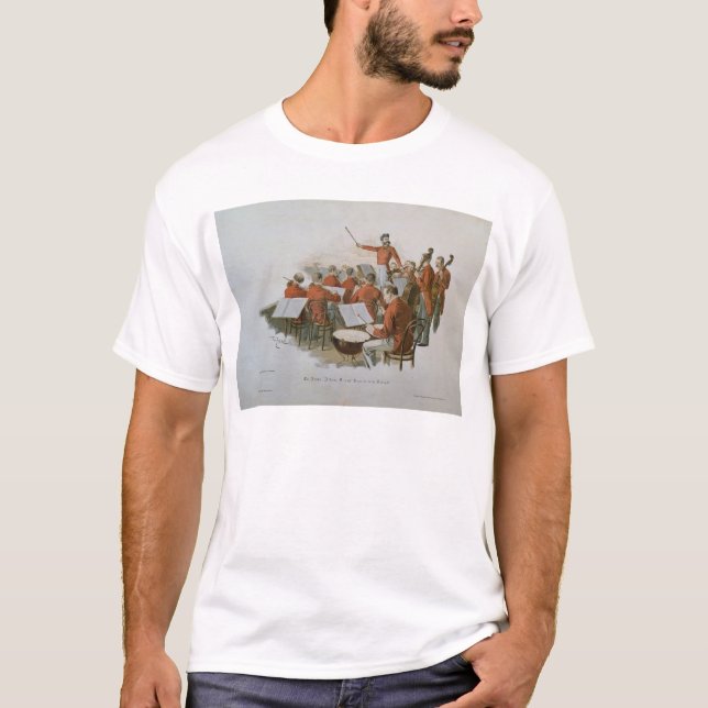 Den Johann Strauss orkesteren på en domstolboll T Shirt (Framsida)