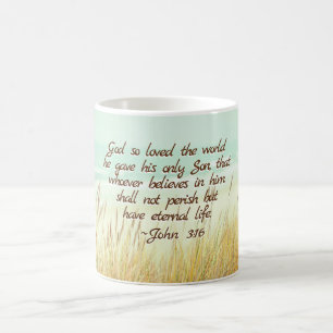 Den John 3:16 för gud älskade så världen, Kaffemugg