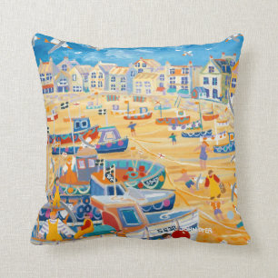Den John dyeren St Ives dämpar. Cornwall Kudde