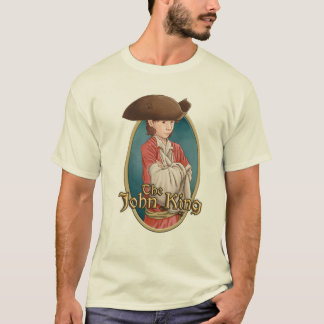 Den John kungetiketten - vitT-tröja Tee Shirt
