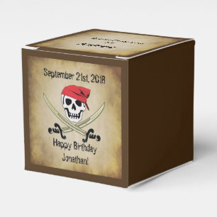 Den Jolly favören för Roger piratparty boxas Presentaskar
