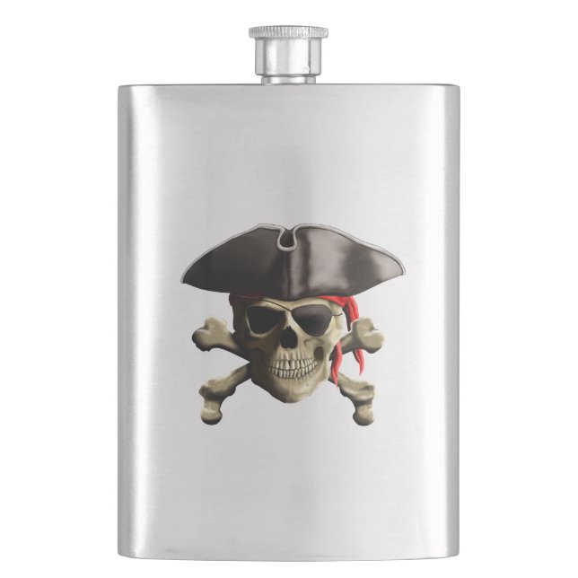 Den Jolly Roger piratskallen Fickplunta (Framsidan)
