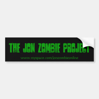 Den Jon zombien projekterar klistermärken