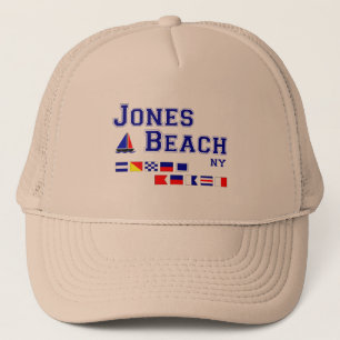 Den Jones stranden NY signalerar flaggor Keps