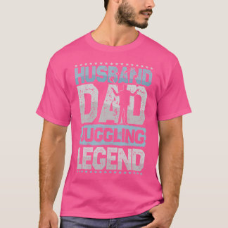 Den jonglerande legenden Retro Circus Män Jonglera T Shirt