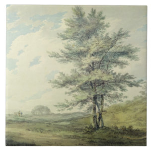 Den Joseph Mallord William turner landskap med Kakelplatta