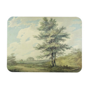 Den Joseph Mallord William turner landskap med Magnet