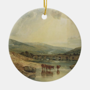 Den Joseph Mallord William turner   överbryggar Julgransprydnad Keramik