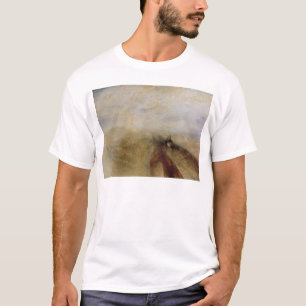 Den Joseph Mallord William turner regnar ånga Tee Shirt