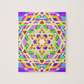 Den Judaical vitrail.en Pussel