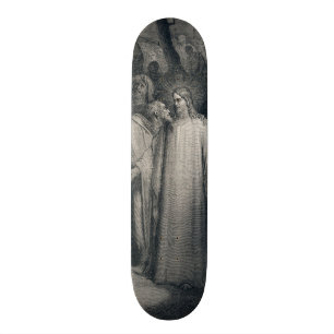 Den Judas kyssen markerar 14:45 av Gustave Doré Old School Skateboard Bräda 21,6 Cm