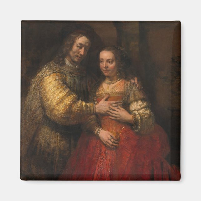 Den judiska bruden (av Rembrandt) Magnet (Framsidan)