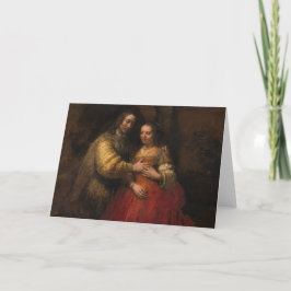 Den judiska bruden av Rembrandt Van Rijn Kort